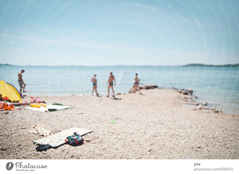 beach days Vacation & Travel Summer Summer vacation Sunbathing Beach Ocean Human being Masculine Feminine 4 Landscape Sky Free Friendliness Soft