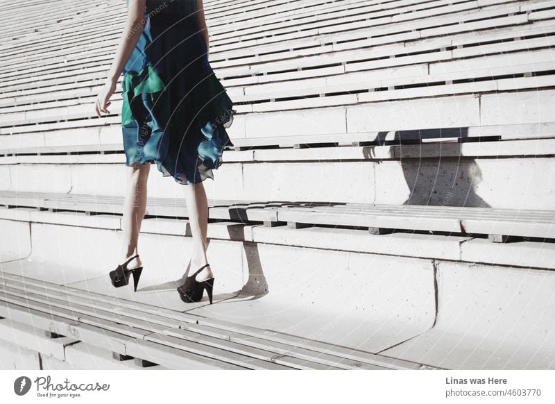 Walking into the new year like a boss. Wishing everybody a better year like always. Have a good one! steps stairs long legs pretty legs high heels fashion model