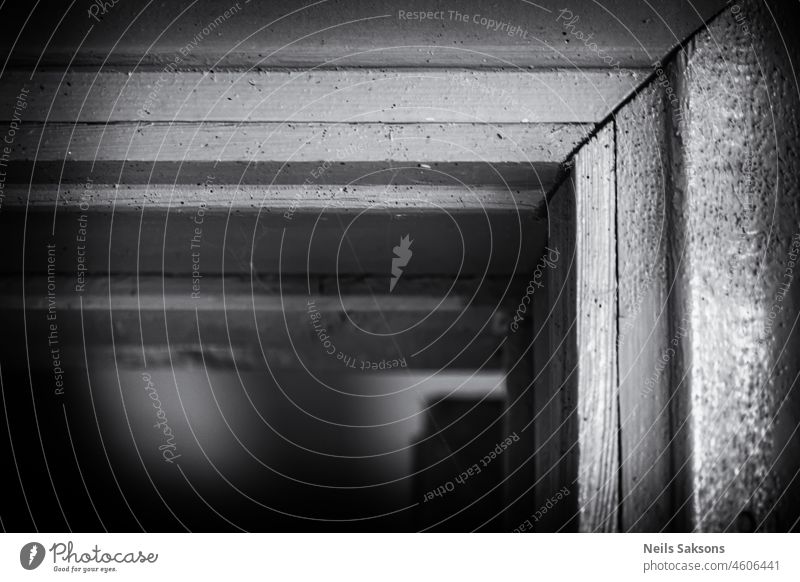 old vintage room door frame abstract aged ancient antique apartment architecture backdrop background black and white board brown building closed construction