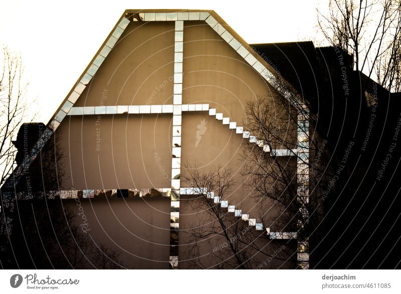 Exceptional house facade and architecture . House (Residential Structure) Building Clouds Architecture Deserted Facade Wall (building) Town Day Colour photo