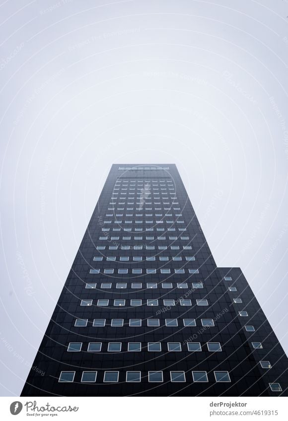 A high-rise building in Leeuwarden - detached III High-rise Central perspective Copy Space left Copy Space top Structures and shapes Copy Space right