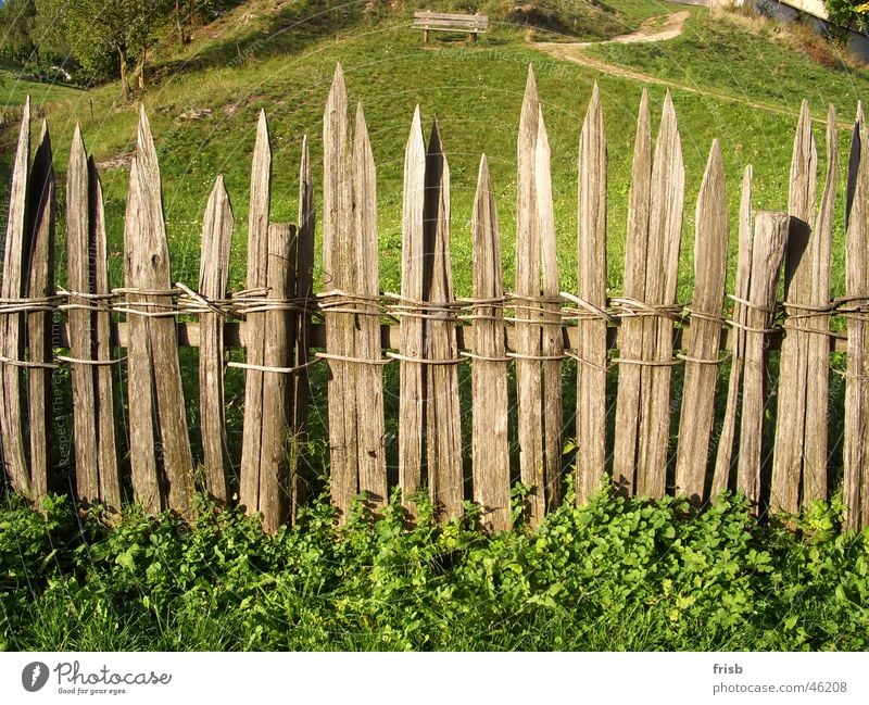 Old fence Fence Wood Wooden board Reticular