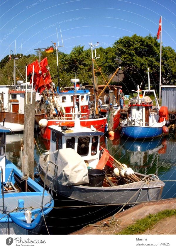 Colourful harbour Watercraft Ocean Navigation Harbour