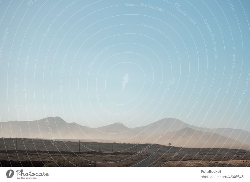 #A0# Calima II Valley Misty atmosphere Fog Adventure Shroud of fog Exterior shot Fuerteventura Nature Landscape Dawn Deserted Mountain Sand Sandstorm Wind