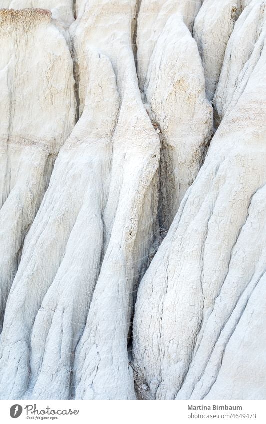 Textured rock structures in the Theodor Roosevelt National Park, North Dakota natural layer hoodoos geology background texture national park