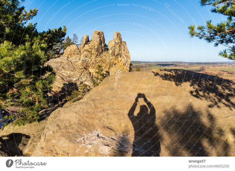 Day trip|The Three Peaks near Timmenrode Three peaks Teufelsmauer Hamburg coat of arms Harz Rock Rock formations sandstone rocks rock needles pre-resin