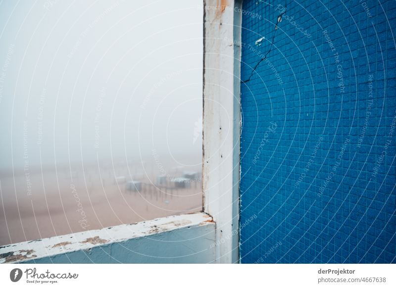 Abandoned "Pools of São Pedro de Moel": Crack in the pool wall II Force of nature Experiencing nature Copy Space middle Structures and shapes Contrast