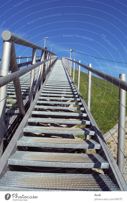 Up 'n Away Photographic technology Stairs Tall Walking Sun Perspective