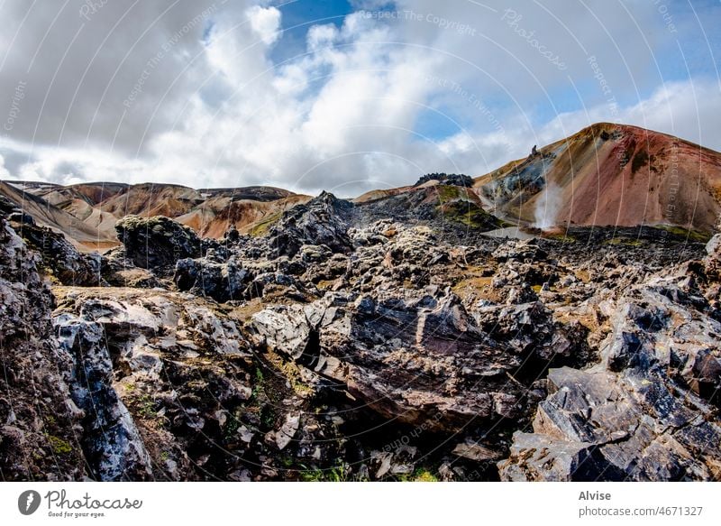 2021 08 19 Landmannalaugar valleys and mountains 14 landscape iceland nature travel outdoor landmannalaugar hiking volcanic trekking summer colorful rock scenic