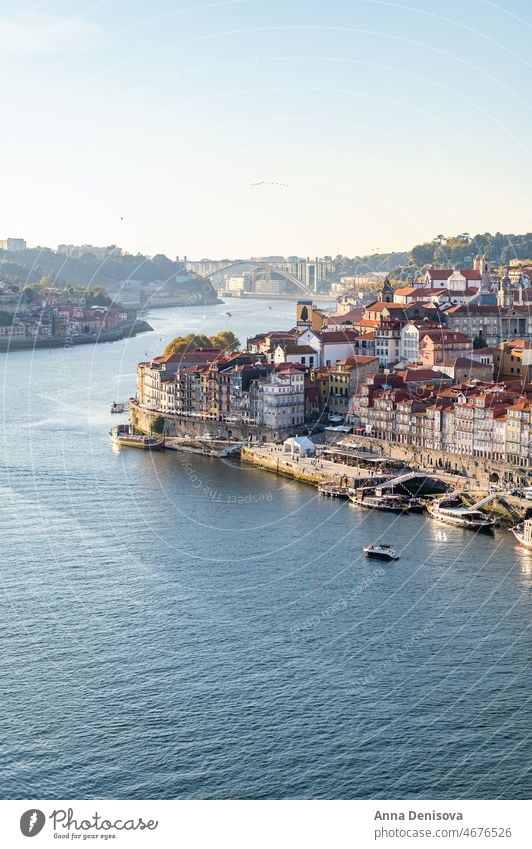 Porto city centre in autumn porto portugal city of porto europe architecture historic urban landmark portuguese historical tourism attraction downtown landscape