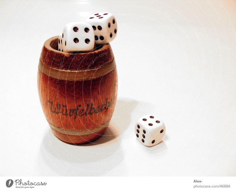 Dice cup II Mug Playing Wood Keg Joy