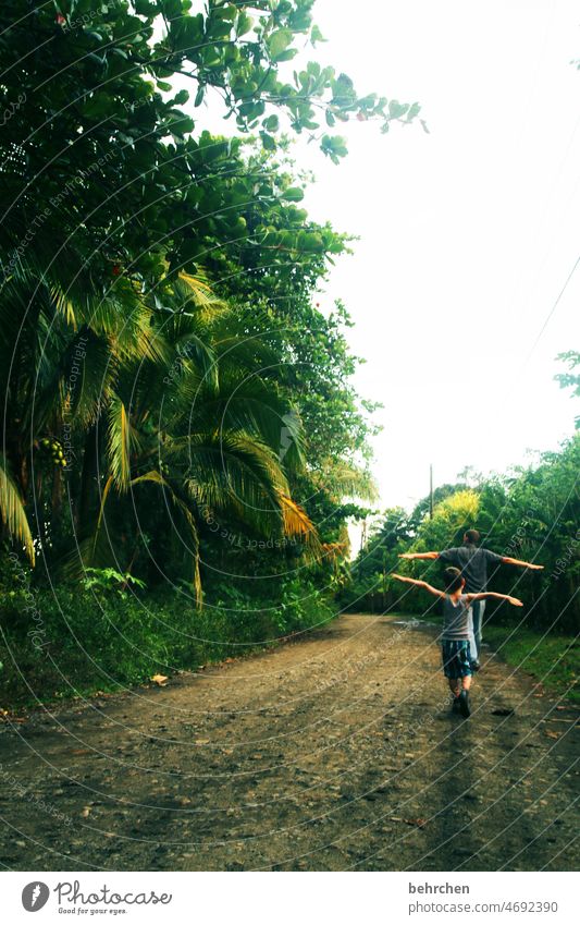 wanderlust | and fly a little cahuita Caribbean Vacation & Travel in common Together Colour photo Parents Child Trust Adventure especially Freedom Tourism Son