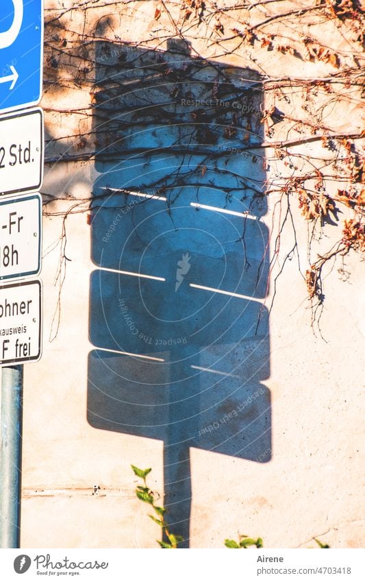 public nuisance | restricted parking hours Signage mark traffic signs signage Clue Wall (building) Shadow Parking lot Prohibition sign restriction