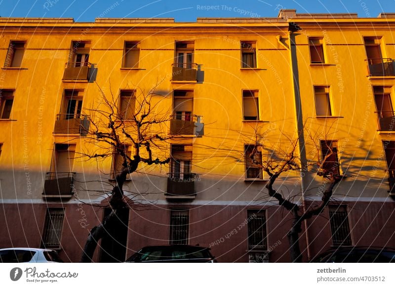 Marseille / facade in the evening light Evening Old Old town Architecture Dazzle Twilight holidays France Back-light Historic downtown Medieval times