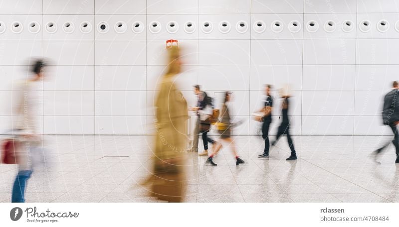 crowd of people walking at a shopping mall street london group pedestrian anonymous rush blur mass concept germany seminar frankfurt architecture blurred