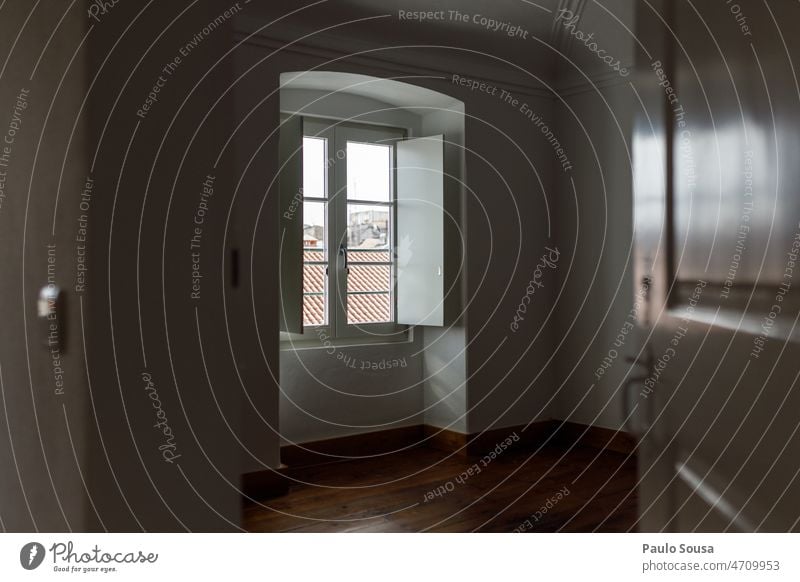 House interior with window Window Empty House (Residential Structure) Interior shot House building Day Colour photo Deserted Wall (building) Building