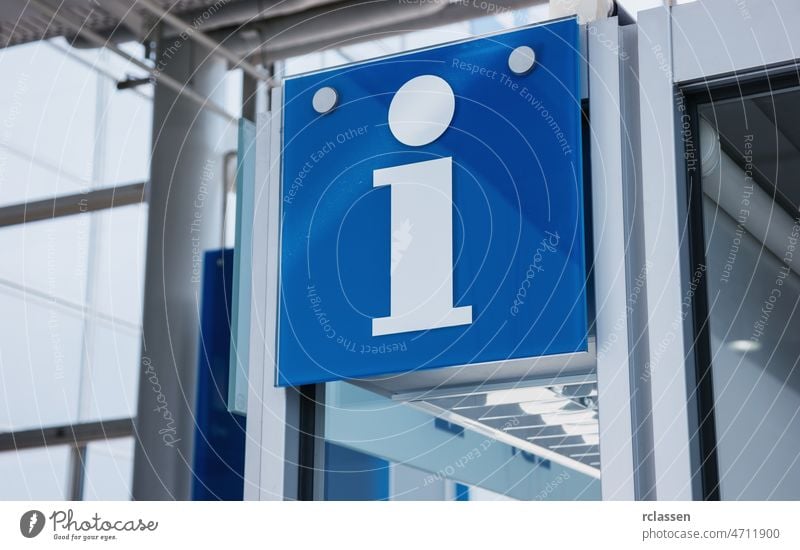 Information area infopoint information desk find fair Help info Shield cube hotline contact communication communicate point of view Info symbol Info sign