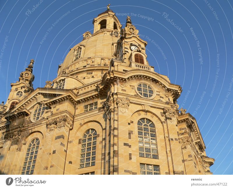 Frauenkirche.Dresden.Oct05.1 New market Renewal Elbe Religion and faith