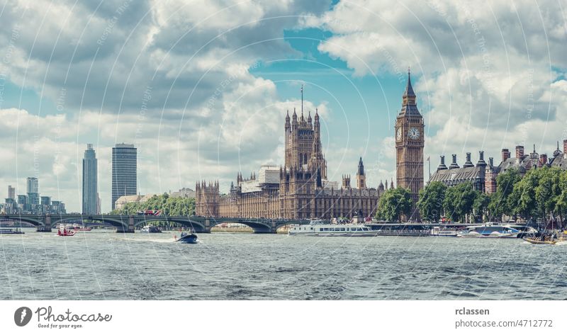 Big Ben and westminster bridge in London houses of parliament big ben london england breat britain city palace of westminster thames capital uk United Kingdom