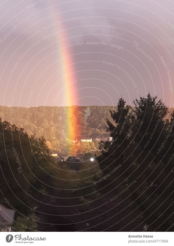 A piece of the rainbow #rainbow #Deserted #nature #sky #landscape