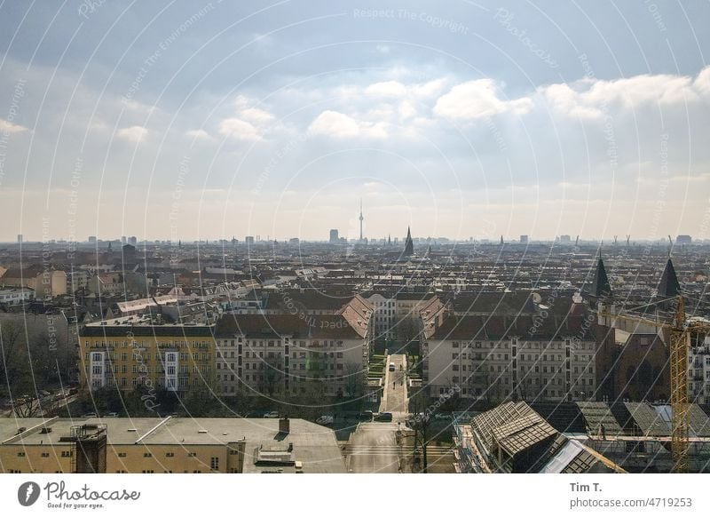 View over Berlin Pankow with TV tower Berlin TV Tower Architecture Sky Television tower Downtown Berlin Capital city Skyline Town City Germany Landmark