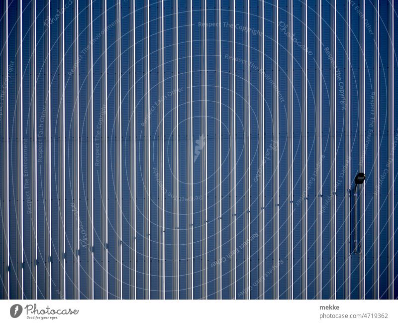 Street light at factory building at sunset streetlamp Street lighting Lantern street lamp Wall (building) Hall Lamp Factory hall Lighting Lamp post