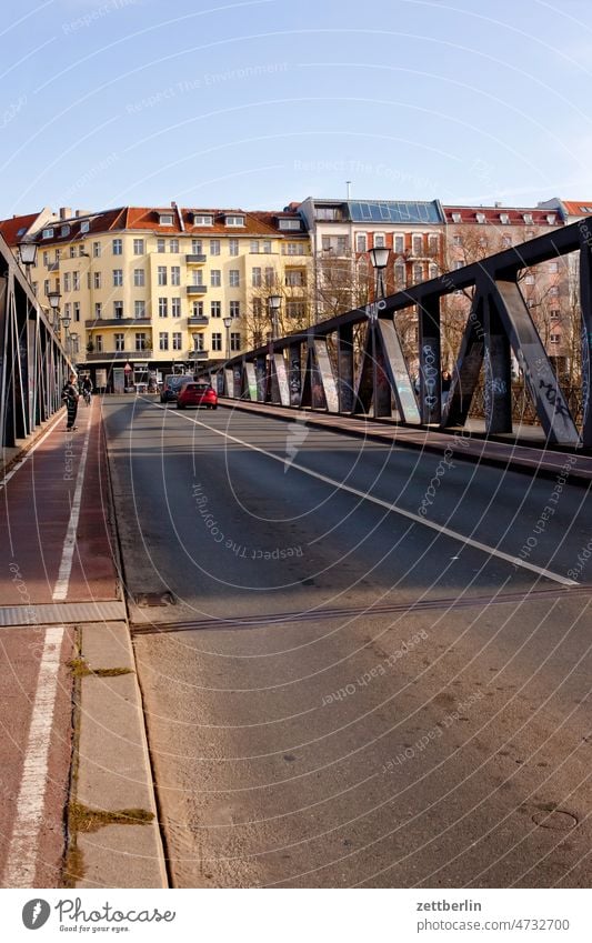 Langenscheidt Bridge, Berlin Schöneberg Office Germany Facade Window Building Capital city House (Residential Structure) langenscheidtbrücke voyage Skyline Town