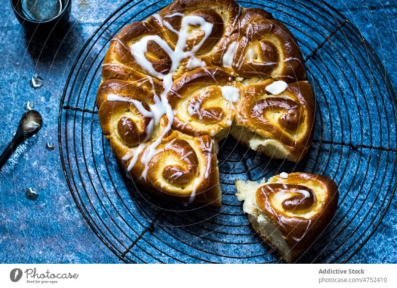 Brioche bread served on table brioche pastry sweet dessert grating yummy baked icing bakery delicious bun appetizing fresh portion nutrition homemade tasty