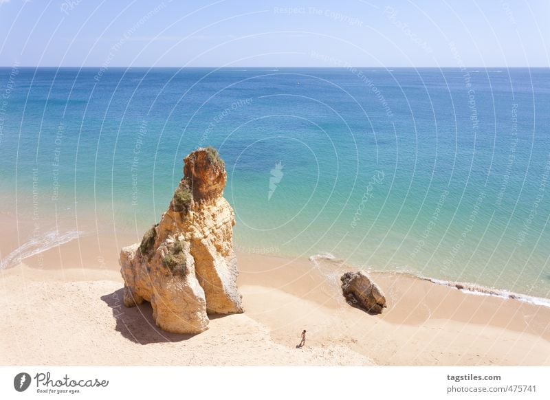 LITTLE BOY Portugal Algarve Praia do Vau praia vao rock salt Vacation & Travel Travel photography Idyll Card Tourism Paradise Beach Sand Ocean Atlantic Ocean