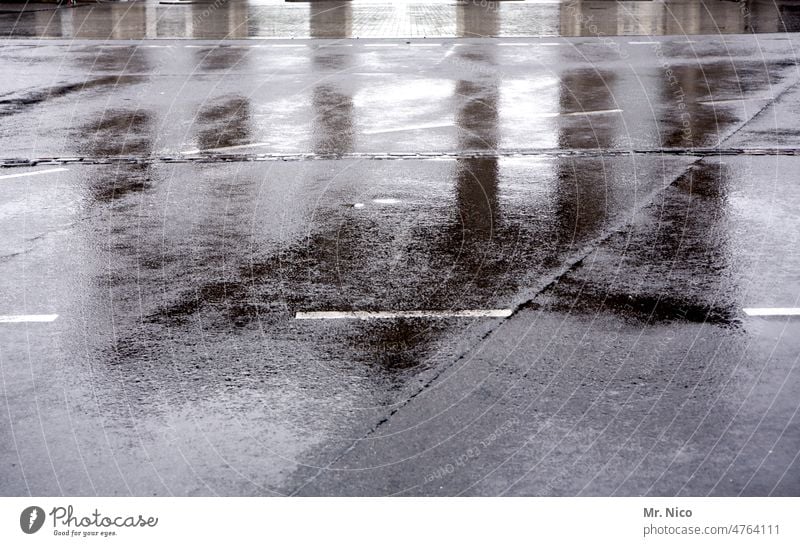 Filthy weather in Berlin Brandenburg Gate Pariser Platz Landmark Tourist Attraction Capital city Monument Reunification Historic rainy Wet Rainy weather