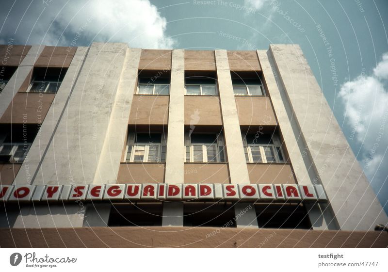 Havana Cuba Building Town House (Residential Structure) Summer Clouds Sky Sun Architecture