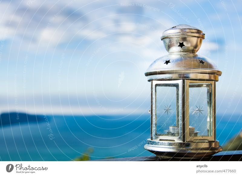 Lantern at the lake Calm Vacation & Travel Tourism Trip Summer vacation Decoration Lamp Landscape Water Sky Climate Beautiful weather Kitsch Odds and ends Metal