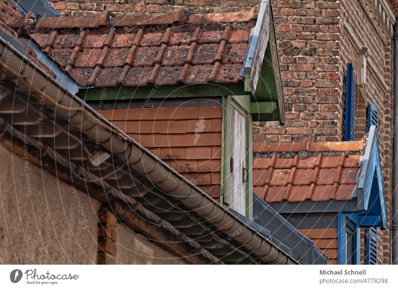 Roofs and dormers in Amiens (France) roofs Dormers variegated