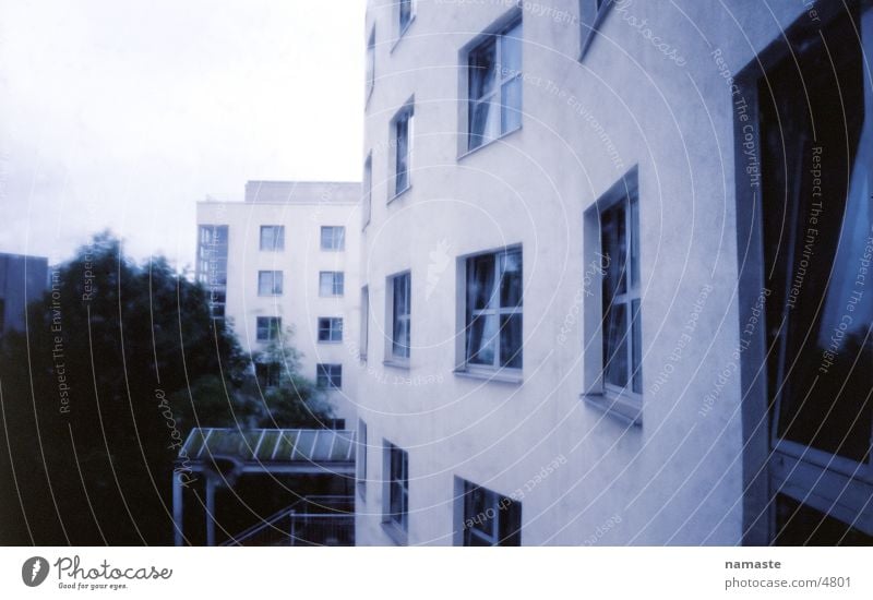 behind the hotel in berlin Hotel Hotel window Facade Architecture Rain Berlin