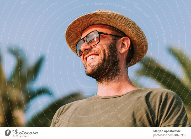 Man enjoying sunset at the beach Khalkidhiki halkidiki Chalkidiki seaside coastline Coast Beach Beach vacation Vacation & Travel Vacation mood travel