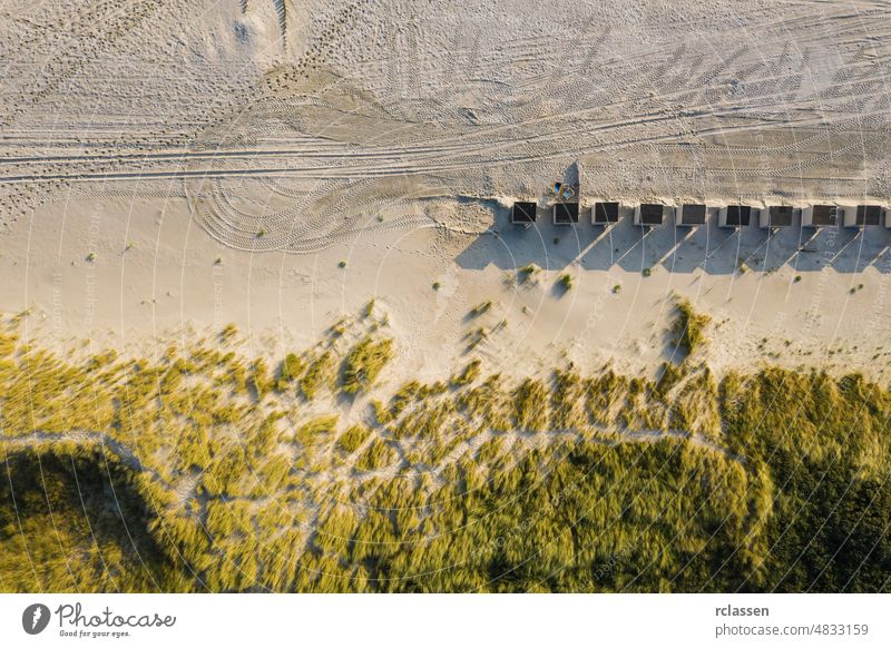 Dunes with green grass at beach in the Netherlands at the Northern Sea, drone shot dunes landscape zeeland sunny outdoors sunlight summertime north sea