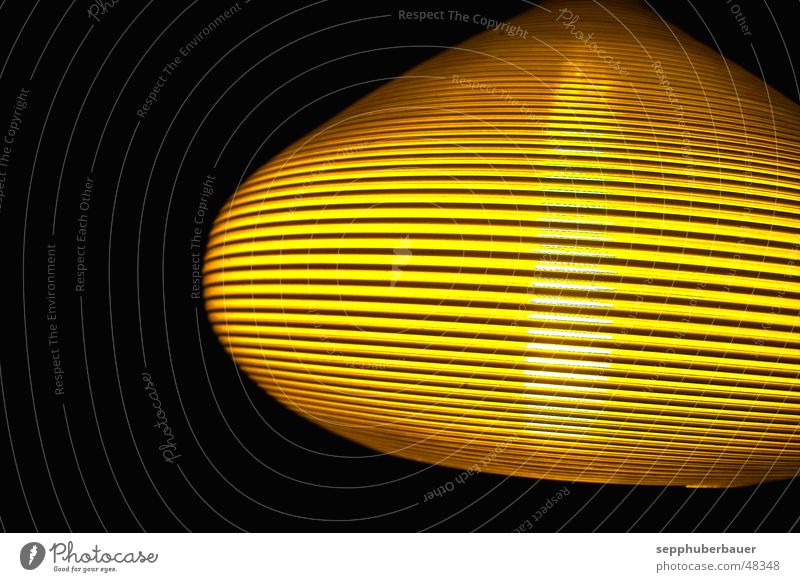 s.h.a.d.o.w. - ufo on approach UFO Lampshade Light Yellow Abstract Structures and shapes Bright space Universe