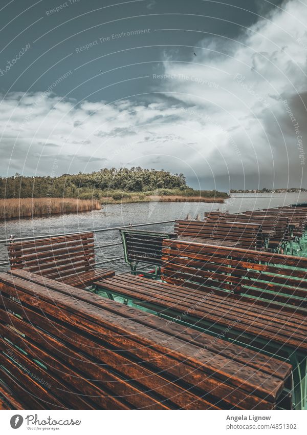 Boat trip on the Müritz Navigation Boating trip go boating ship Deck Watercraft Seating benches Weather Relaxation Vicinity Nature Nature reserve