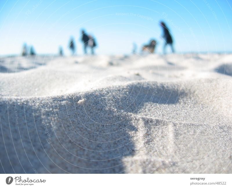 Day at the sea Ocean Sand Sky Human being