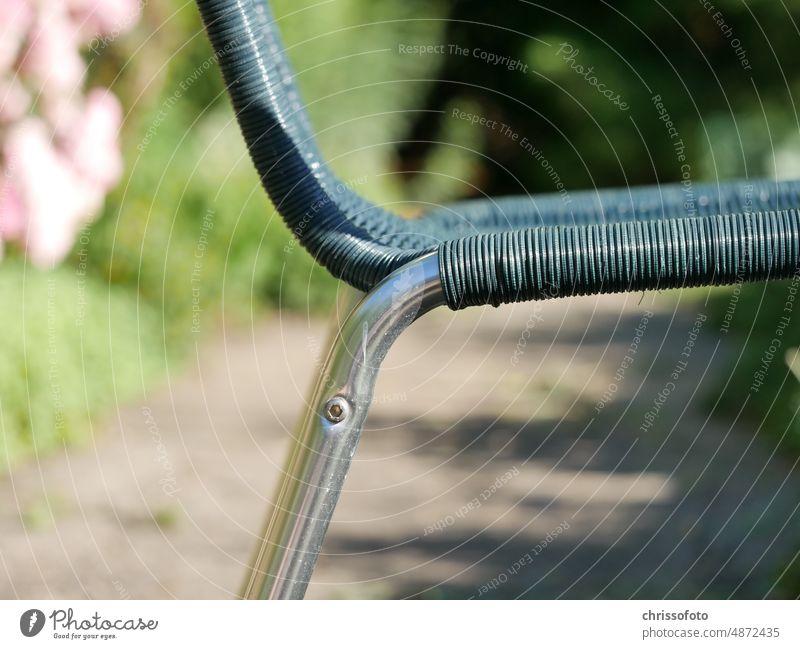 Leg of a chair in summer garden Chair Garden Summer detail Abstract Creativity side view Chair leg Patina vivacious out blurriness