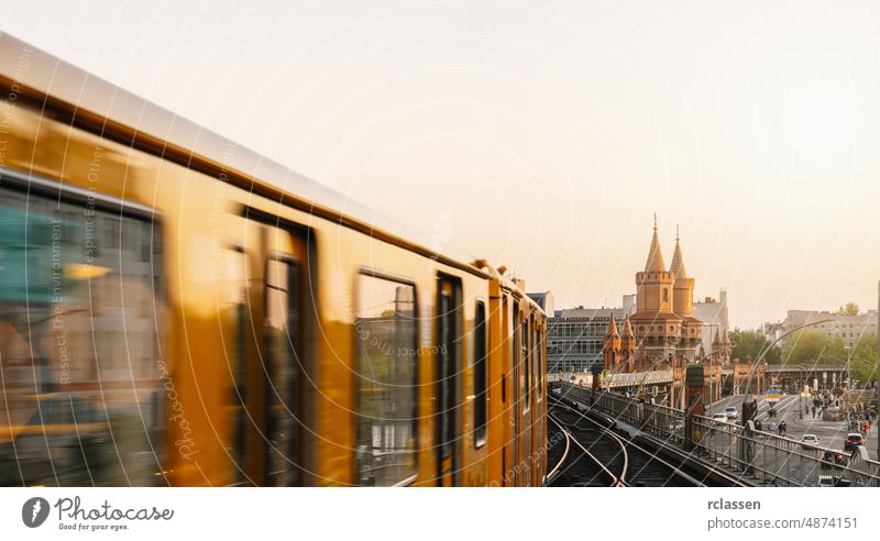 Berlin, Capital of Germany. copyspace for your individual text. berlin germany skyline alexanderplatz city summer panorama train wall kreuzberg tourism tram