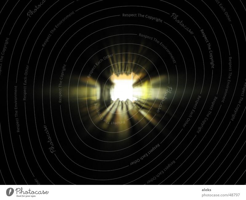 the tunnel Tunnel Dark Light Long End of Light (Natural Phenomenon) Lighting Pipe