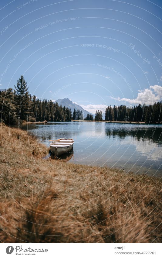 Mountain lake Arnisee in Uri, Switzerland Vantage point Clouds panorama Hill Water Body of water Weather Tourism central switzerland little cloud