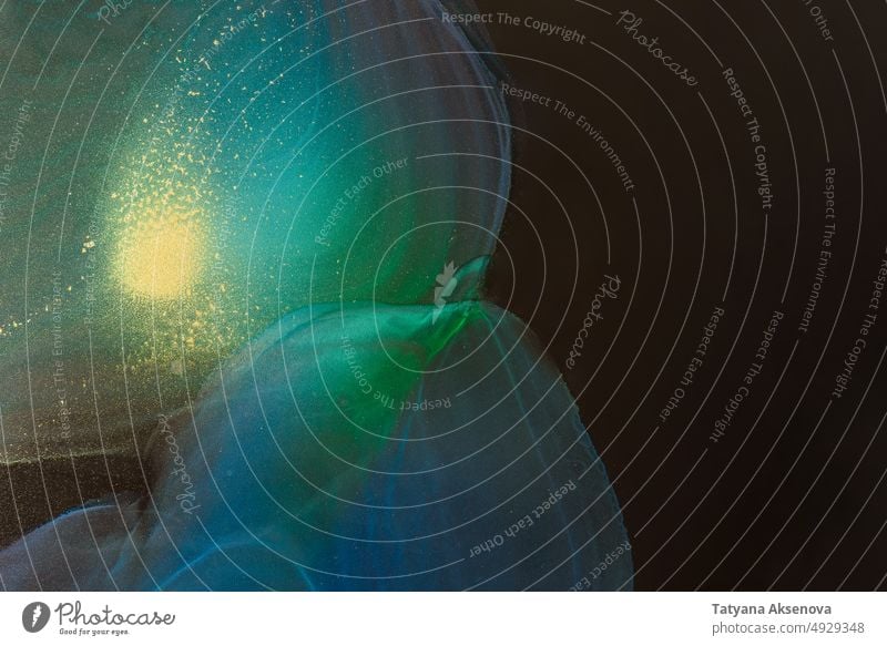 Abstract alcohol ink background abstract liquid flow wave fluid paint artistic splash texture wallpaper gold creative marble green black blue color effect