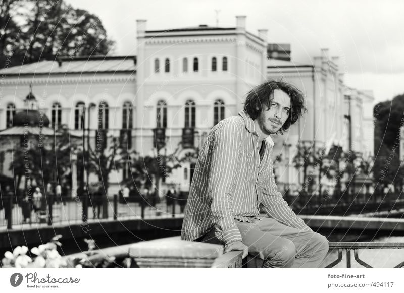 Young man in Karlovy Vary Human being Masculine Youth (Young adults) Man Adults Life 1 18 - 30 years 30 - 45 years Small Town Downtown Old town