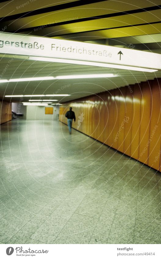 underpass III Stuttgart central station Underground Commuter trains London Underground Lighting Underpass Railroad trainstation railway Road marking