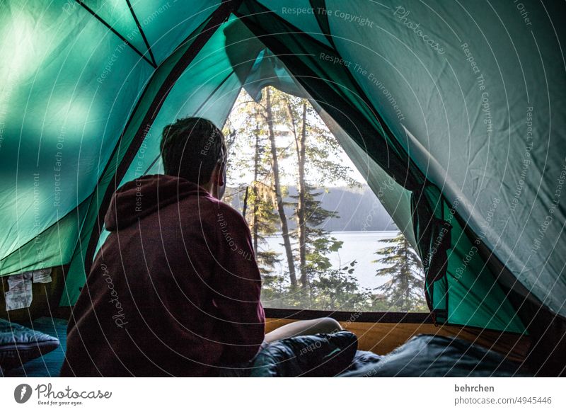 behind the back | the most beautiful moments are unexpected North America Boy (child) Child Infancy British Columbia Adventure Wilderness Forest Trip