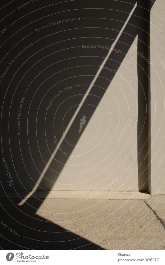 A House (Residential Structure) Wall (building) Wall (barrier) Dark Bright Gloomy Shadow play Colour photo Subdued colour Exterior shot Detail Abstract Pattern