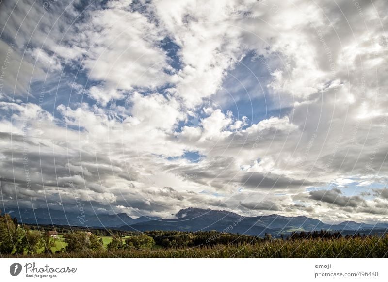 weather change Environment Nature Landscape Sky Clouds Climate change Weather Storm Mountain Natural Blue Pilatus Switzerland Colour photo Exterior shot