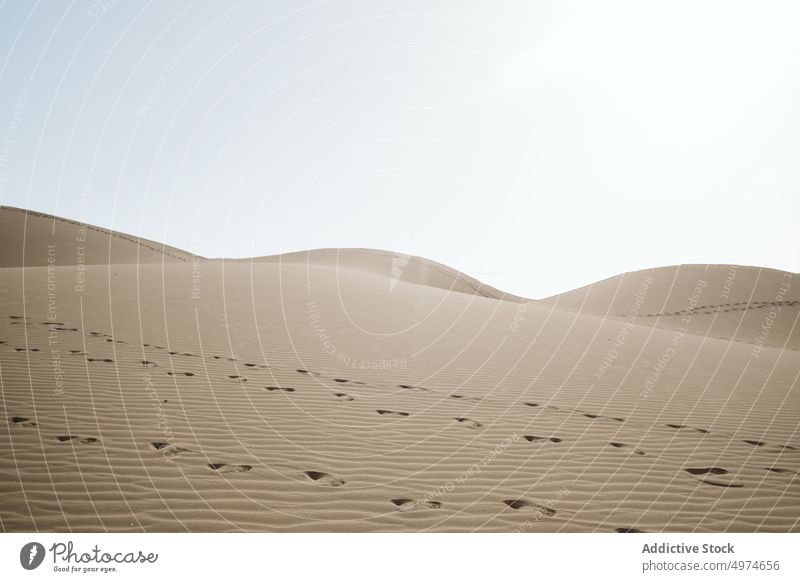 Sand lands and blue sky at sunset sand spain dune desert europe heaven evening summer nature picturesque path landscape travel freedom way adventure amazing dry